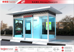 Güneş Enerjili Kapalı Durak