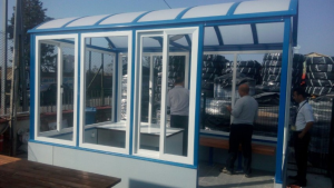 Sigara İçme Barınaklarının Üretimi.
