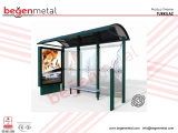Electrostatic Painted Bus Stops