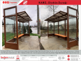 <p>
	Camlı Konforlu Elekktrostatik Boyalı Metal Durak İmalatı.</p>
